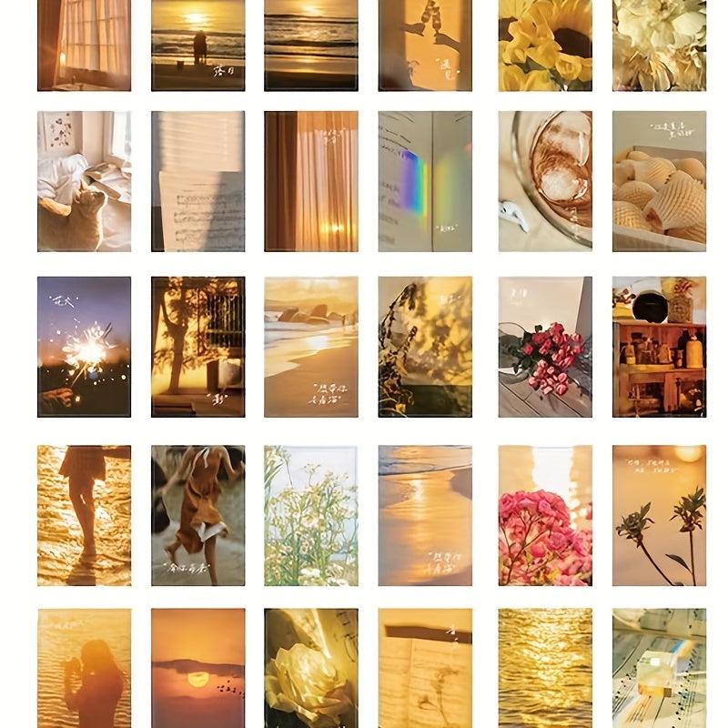 Set of 30 Art Photos Postcards for Wall Decoration