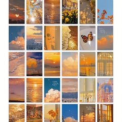 Set of 30 Art Photos Postcards for Wall Decoration
