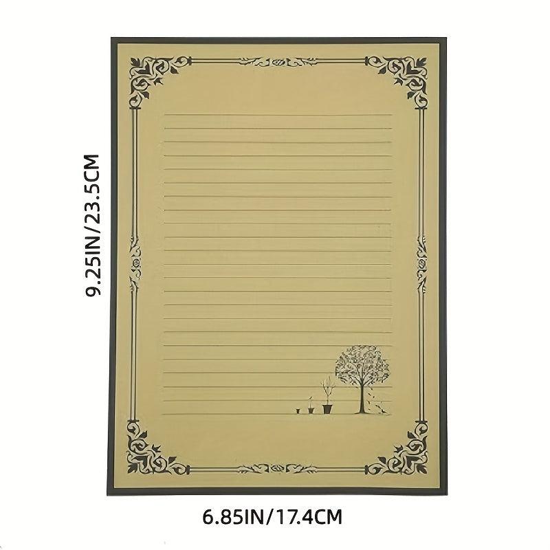 Vintage Letter Writing Paper Set with Envelopes Antique Style Stationery