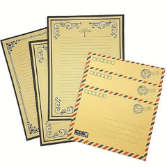 Vintage Letter Writing Paper Set with Envelopes Antique Style Stationery