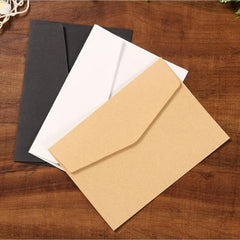 10pcs Kraft Paper Envelopes Vintage Style For Card Scrapbooking Gift