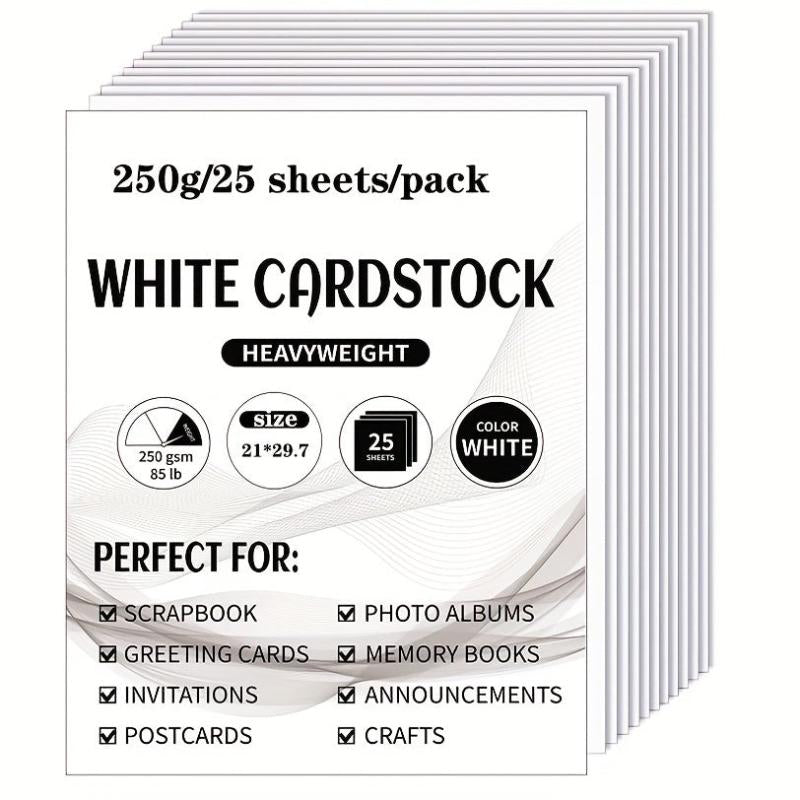 80lb Cover Card Paper 21x27.94cm - 25 Sheets