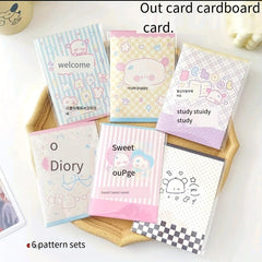 Cartoon Puppy Folding Card Set for Gift Packaging & Greeting Cards