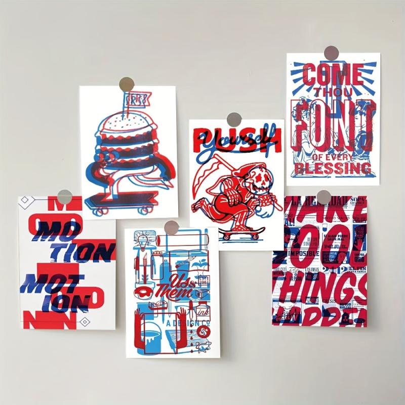 10pcs Street Style Series Postcard DIY Wall Decoration Card