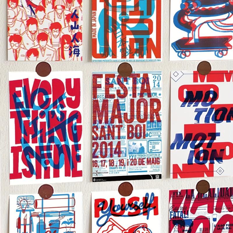 10pcs Street Style Series Postcard DIY Wall Decoration Card