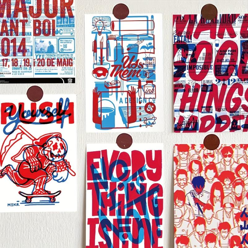10pcs Street Style Series Postcard DIY Wall Decoration Card