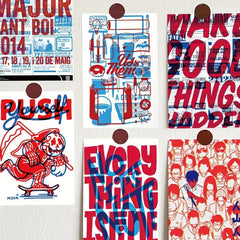 10pcs Street Style Series Postcard DIY Wall Decoration Card