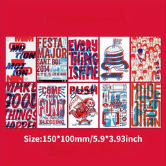 10pcs Street Style Series Postcard DIY Wall Decoration Card