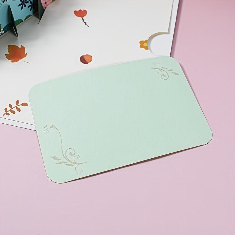 1pc Thank You Pop Up Card 3D Pop Up Greeting Card With Envelopes
