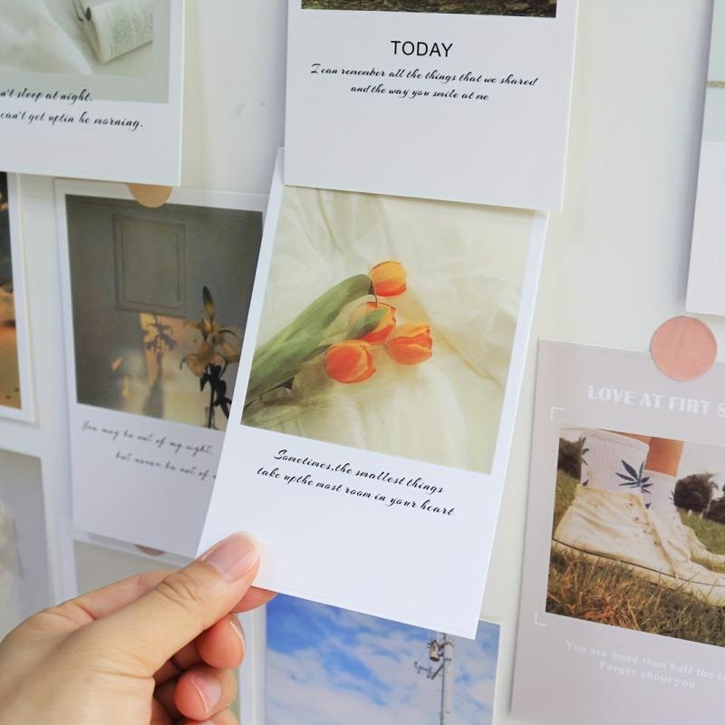 Set of 30 Nordic Postcards for Girlish Heart Bedroom Decor
