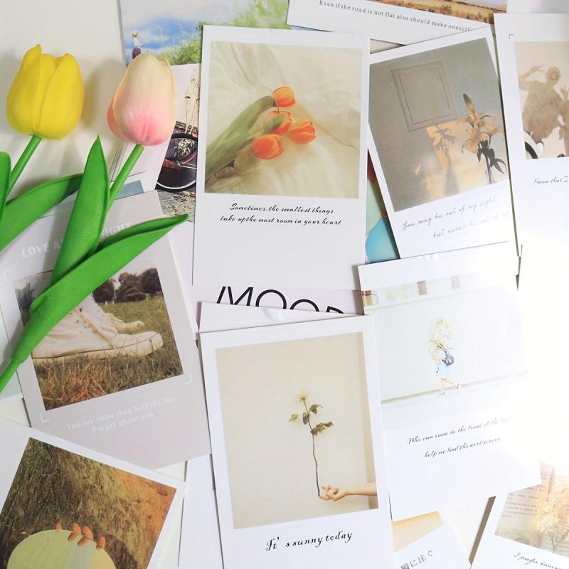 Set of 30 Nordic Postcards for Girlish Heart Bedroom Decor