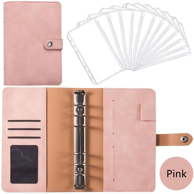 Stylish A6 Leather Budget Binder