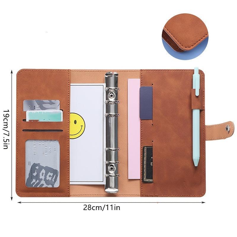 Stylish A6 Leather Budget Binder