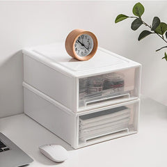 Desktop Storage Box Drawer Type Single Layer Stackable