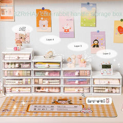 Drawer Storage Box for Student Desk Organization