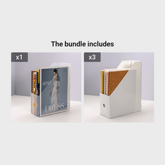 File Storage Box Standing File Shelf Book Shelf File Frame Desktop Data Shelf