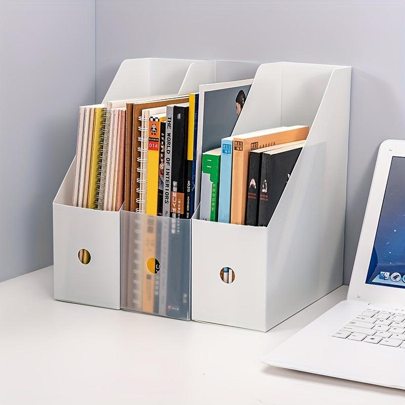 File Storage Box Standing File Shelf Book Shelf File Frame Desktop Data Shelf
