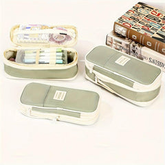 Large Capacity Macaron Matching Pencil Bag Stationery Box