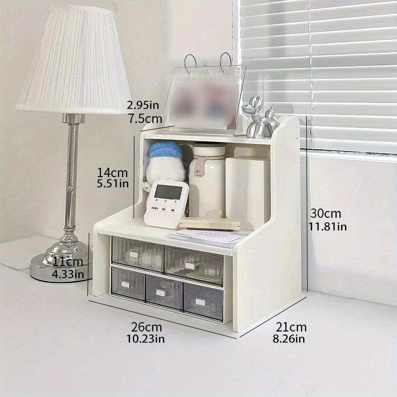 Desktop Shelf Storage Rack Student Dorm Office Desk Organizer