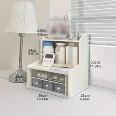 Desktop Shelf Storage Rack Student Dorm Office Desk Organizer