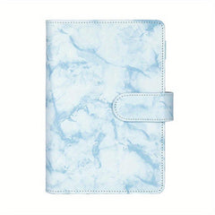 6-Ring Stylish Binder Planner Magnetic Buckle Closure PU Leather Women