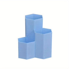 Hexagon Pen Holder Stationery Student Office Supplies Pencil Holder