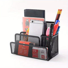 Desk Mail Organizer Small File Organizer Metal Mesh for Office and Home