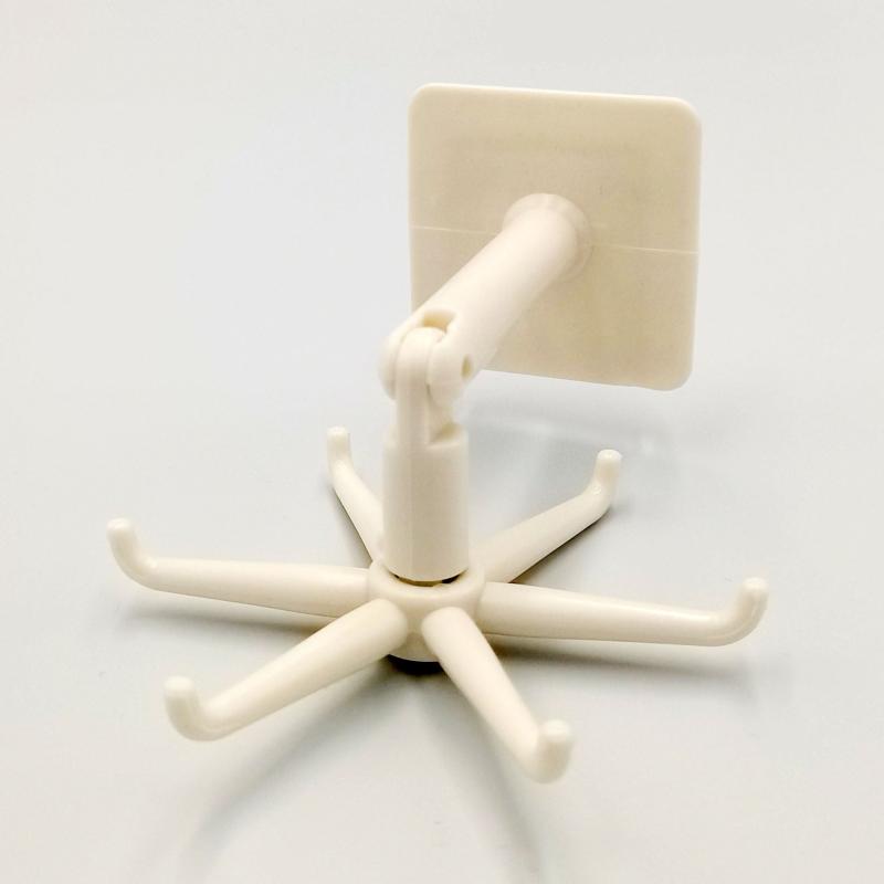 360 Rotatable Kitchen Hooks Utensil Rack Under Cabinet Holder