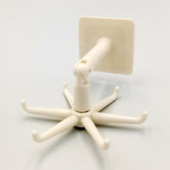 360 Rotatable Kitchen Hooks Utensil Rack Under Cabinet Holder