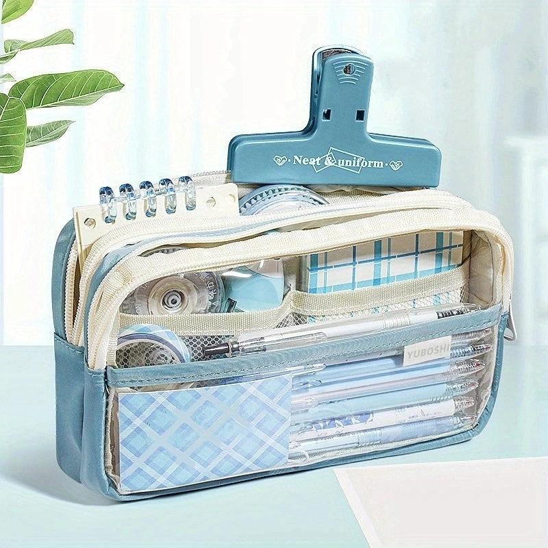 Large Capacity Pencil Case Stationery Bag for School Office Girls Boys