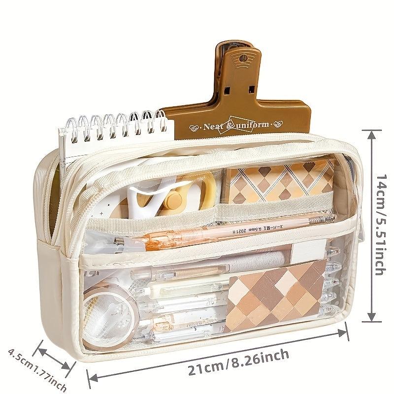 Large Capacity Pencil Case Stationery Bag for School Office Girls Boys