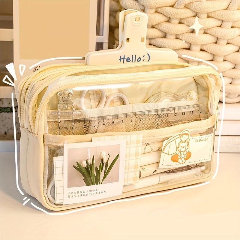 Large Capacity Pencil Case Stationery Bag for School Office Girls Boys