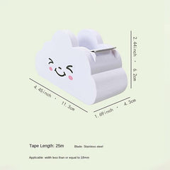 Rainbow Tape Dispenser Holder for Stationery Tapes