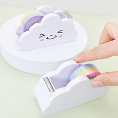 Rainbow Tape Dispenser Holder for Stationery Tapes