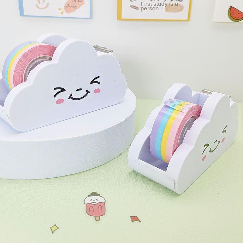 Rainbow Tape Dispenser Holder for Stationery Tapes