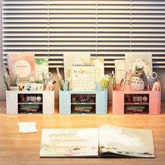 Transparent Drawer Storage Box for Office & Student Desks