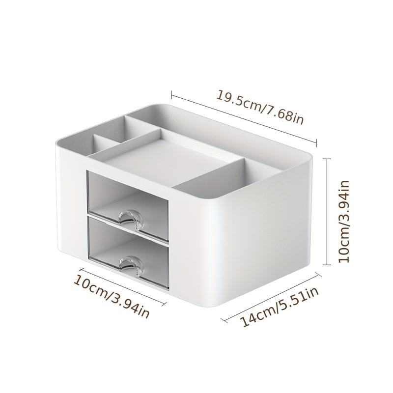 Transparent Drawer Storage Box for Office & Student Desks