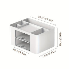 Transparent Drawer Storage Box for Office & Student Desks
