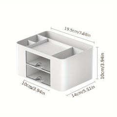 Transparent Drawer Storage Box for Office & Student Desks