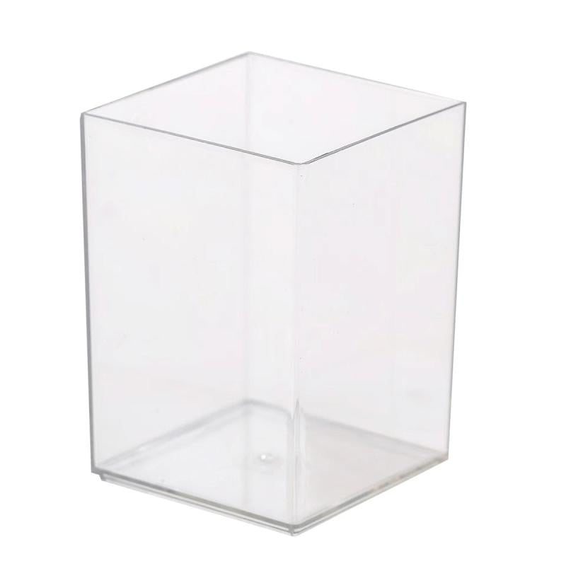 Minimalism Transparent Large Capacity Pen Holder for Desk
