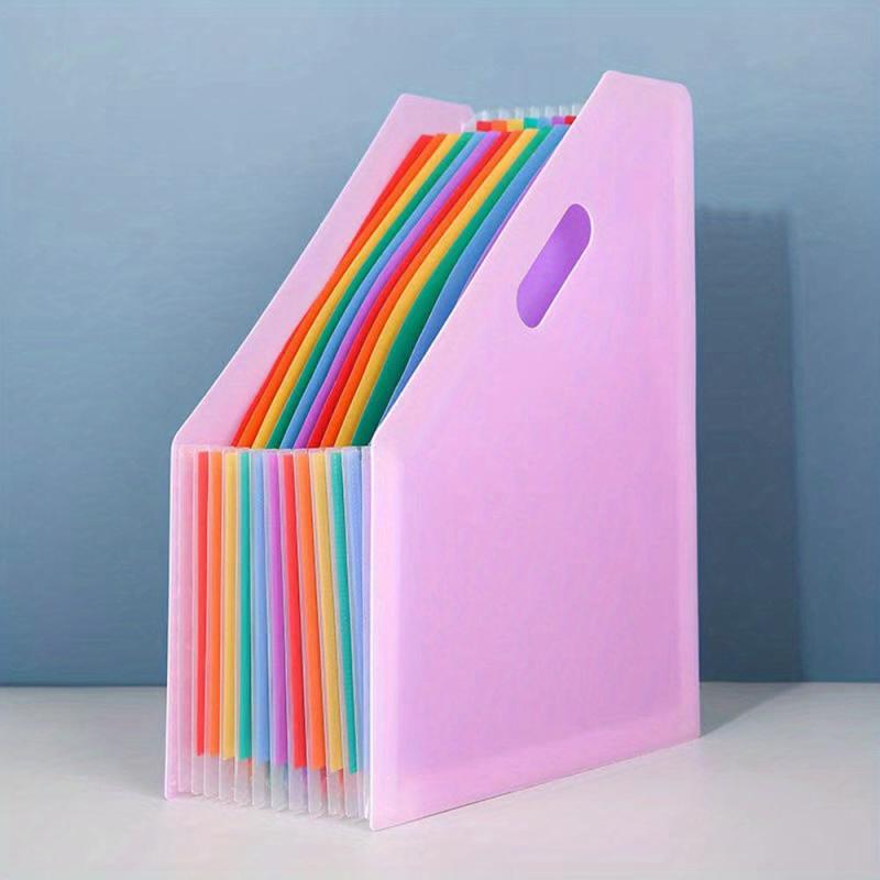A4 Organ Bag Retractable Organ Folder Desktop Organizing Data Paper Storage