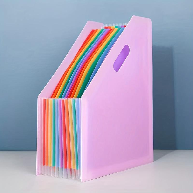 A4 Organ Bag Retractable Organ Folder Desktop Organizing Data Paper Storage