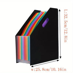 A4 Organ Bag Retractable Organ Folder Desktop Organizing Data Paper Storage