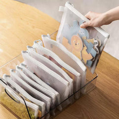 Mesh Zipper Pouch Document Bag Waterproof File Folders
