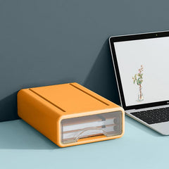 Desktop Shelf Drawer Office Storage Box