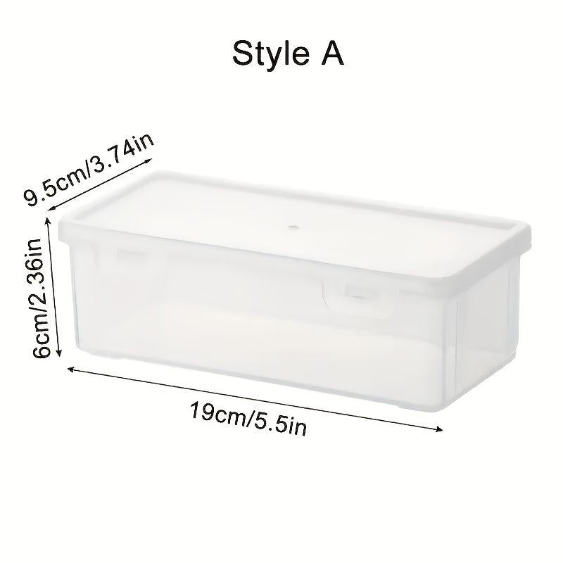 Large Capacity Transparent Pencil Storage Box Student Pen Container