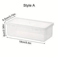 Large Capacity Transparent Pencil Storage Box Student Pen Container