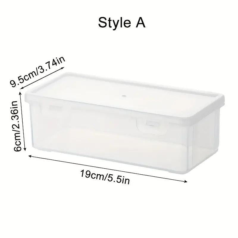 Large Capacity Transparent Pencil Storage Box Student Pen Container