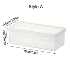 Large Capacity Transparent Pencil Storage Box Student Pen Container