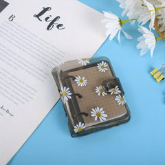 Mini Transparent 3 Ring Binder Covers with 80 Sheets